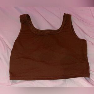 🎁2 for $5🎁 Shein Brown Crop Top